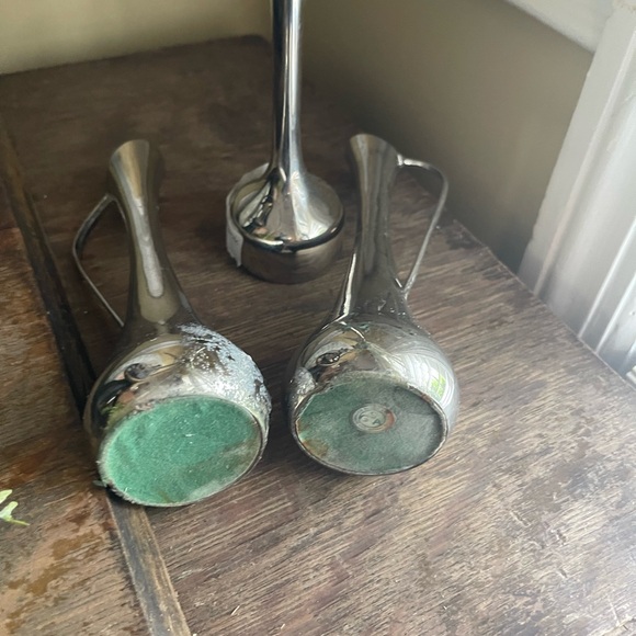 3, silver plated pitcher bud with handel - Picture 10 of 12